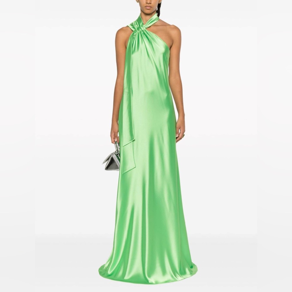 GALVAN LONDON USHUAIA DRESS - PARIS GREEN